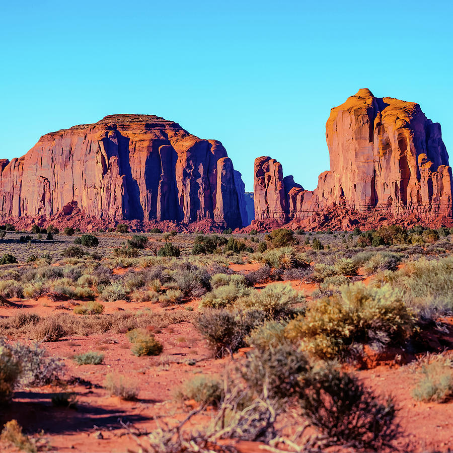 Center Panel 2 Of 3 - Monument Valley Monolith Panorama Landscape - American Southwest Photograph
