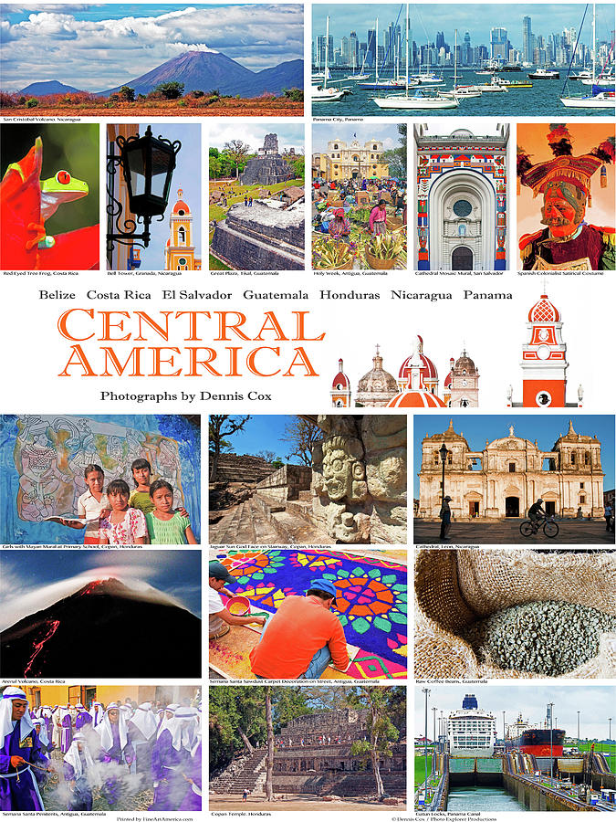 Central America Poster Photograph