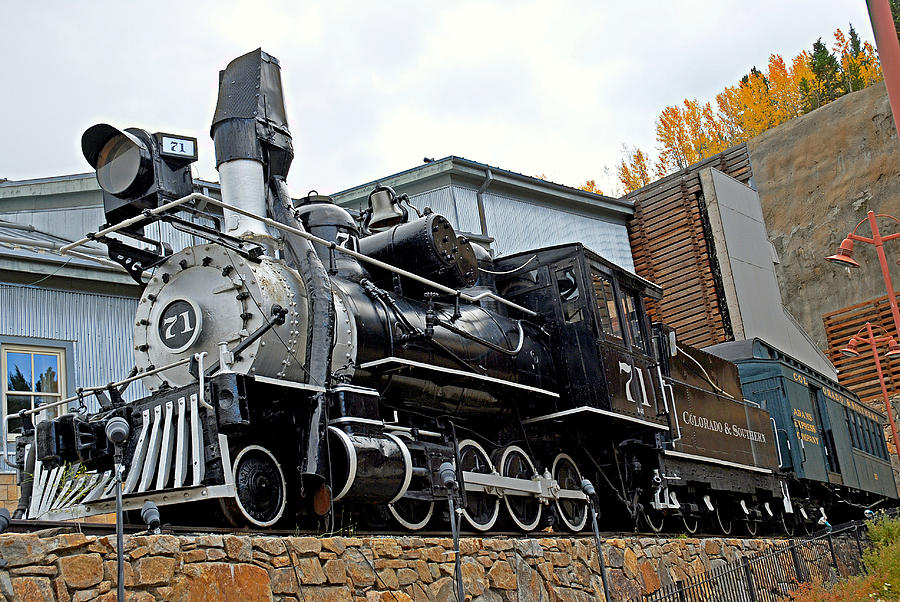 Central City Locomotive Photograph by Robert Meyers-Lussier