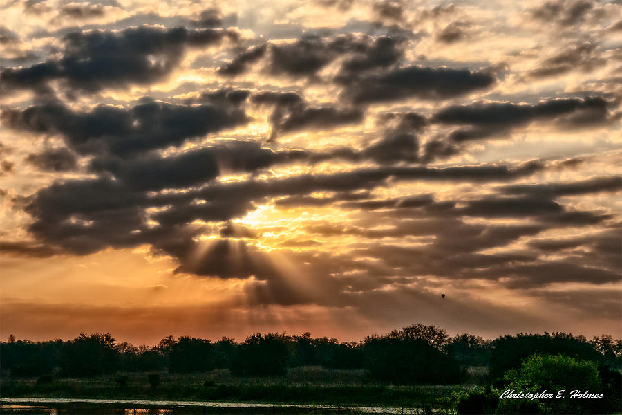 Nature Photograph - Central Florida Sunrise by Christopher Holmes