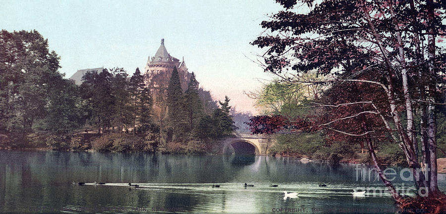 Central Park, 1901.  Photograph by Granger