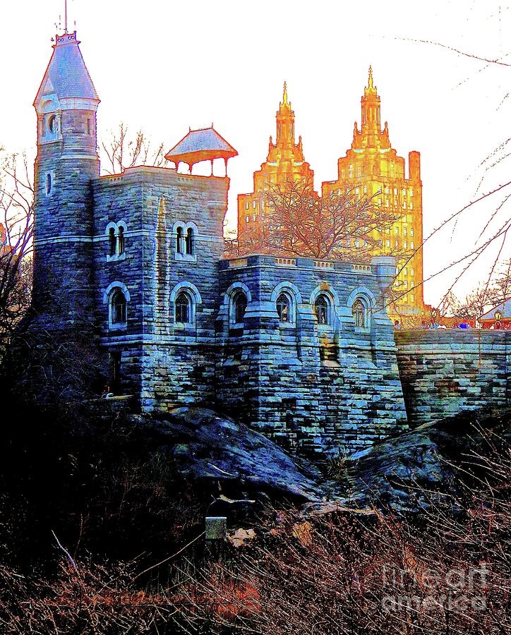 Central Park - Belvedere Castle 1a Photograph by Ken Lerner