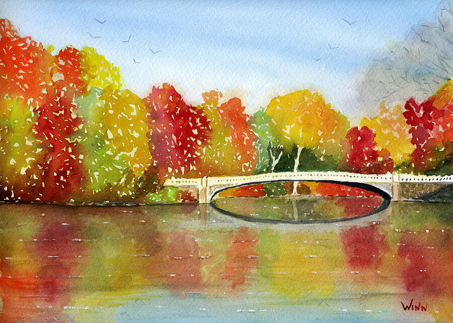 Central Park Painting by Brett Winn