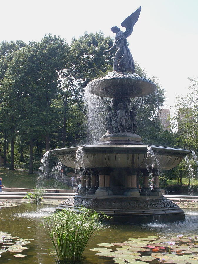 Central Park Fountain Photograph by Marie Armstrong - Fine Art America