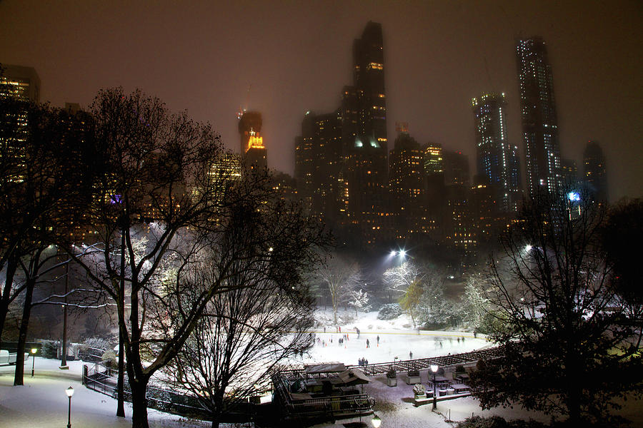 Central Park Ice Rink  Photograph by Steve and Sharon Smith