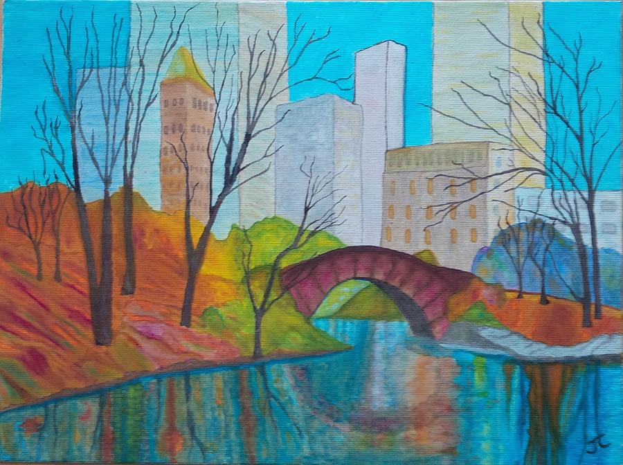 Central Park Painting - Central Park by John Cunnane