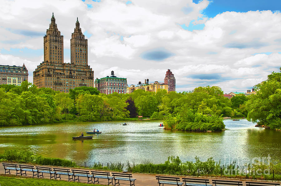 Central Park Lake in Spring Photograph by Regina Geoghan | Fine Art America