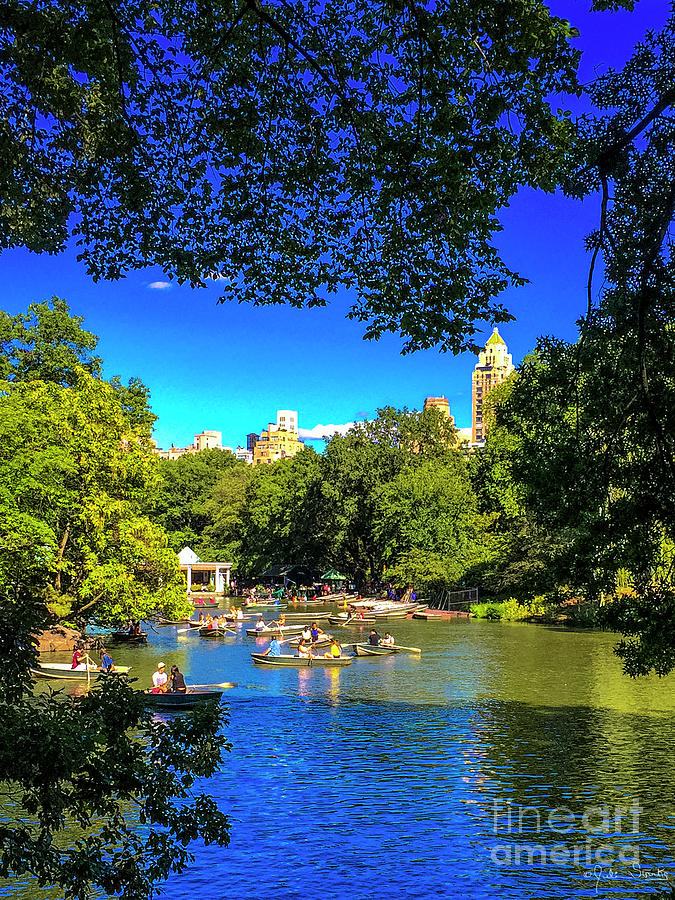 Central Park Lake Photograph