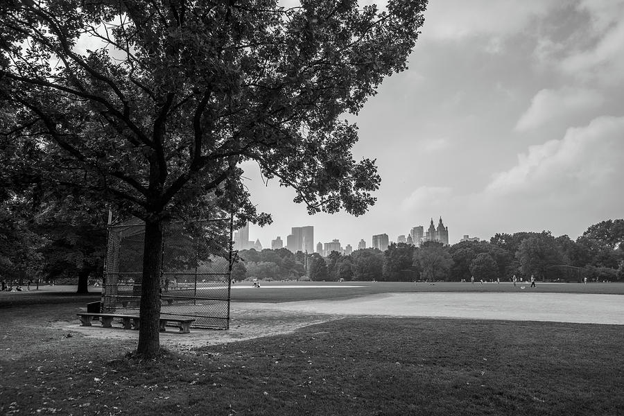Central Park NYC Ball Field  Photograph by John McGraw