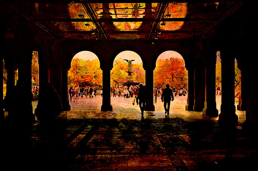 Central Park NYC  Under the Bridge Photograph by Jeff Burgess