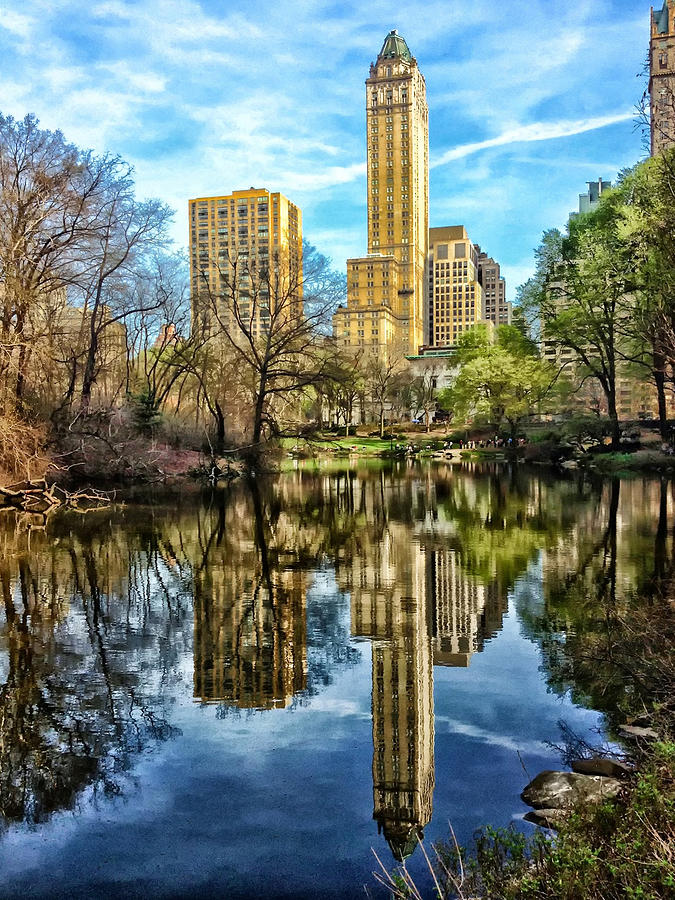 Central Park Reflection Manhattan New York Photograph by Movie Poster Prints