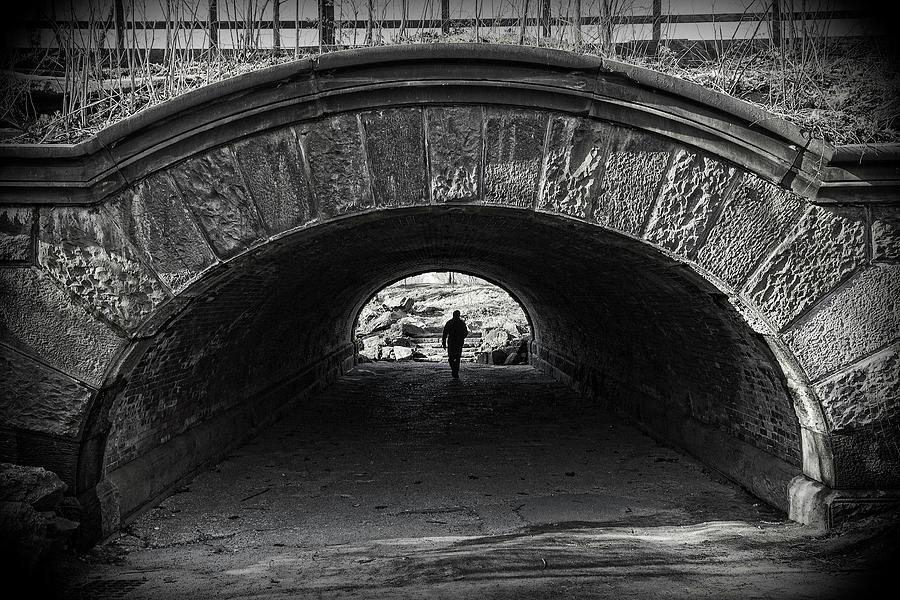 Central Park Tunnel Photograph by Alan Raasch