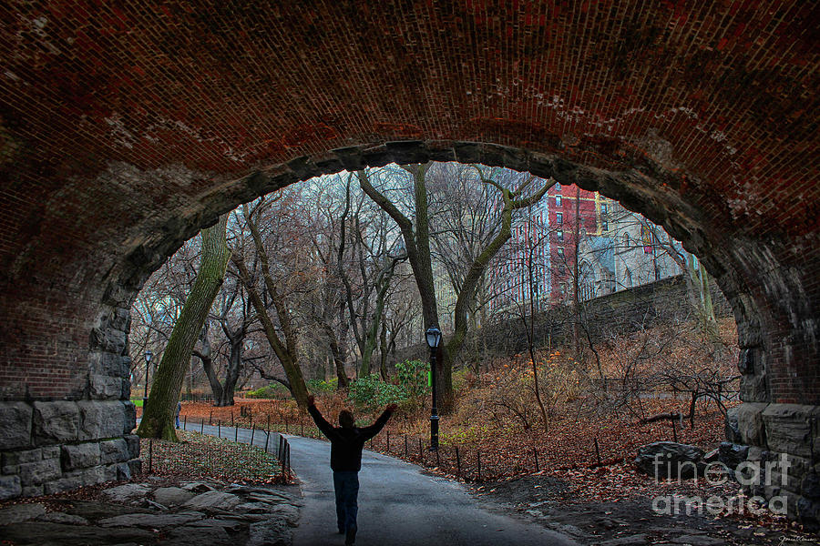 Central Park Photograph - Central Park Tunnel by Jeanne OConnor