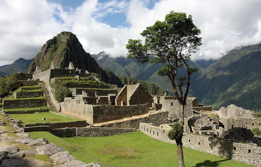 Central Plaza At Machu Picchu Photograph by Aidan Moran
