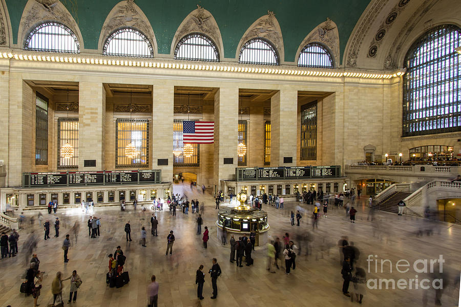 New York City Photograph - Central Station New York by Juergen Held New York City Photograph - Central Station New York by Juergen Held
