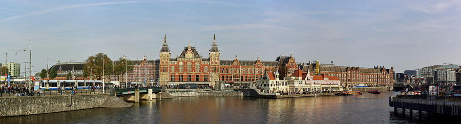 Central Station panorama. Amsterdam Photograph by Jouko Lehto