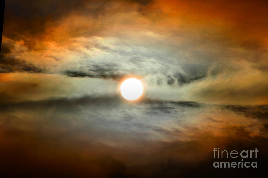 Central Sun Clouds Photograph by Wernher Krutein