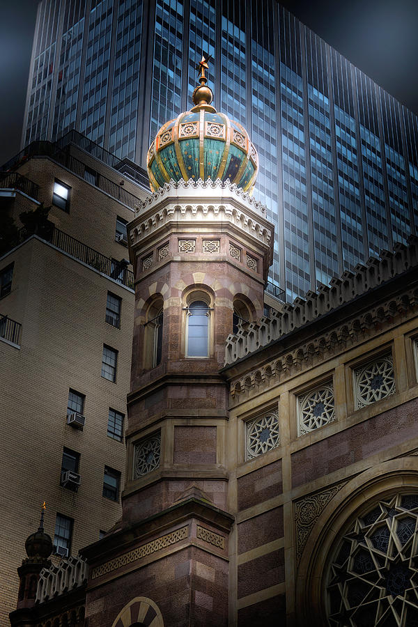 Central Synagogue in New York City Photograph by Mark Andrew Thomas