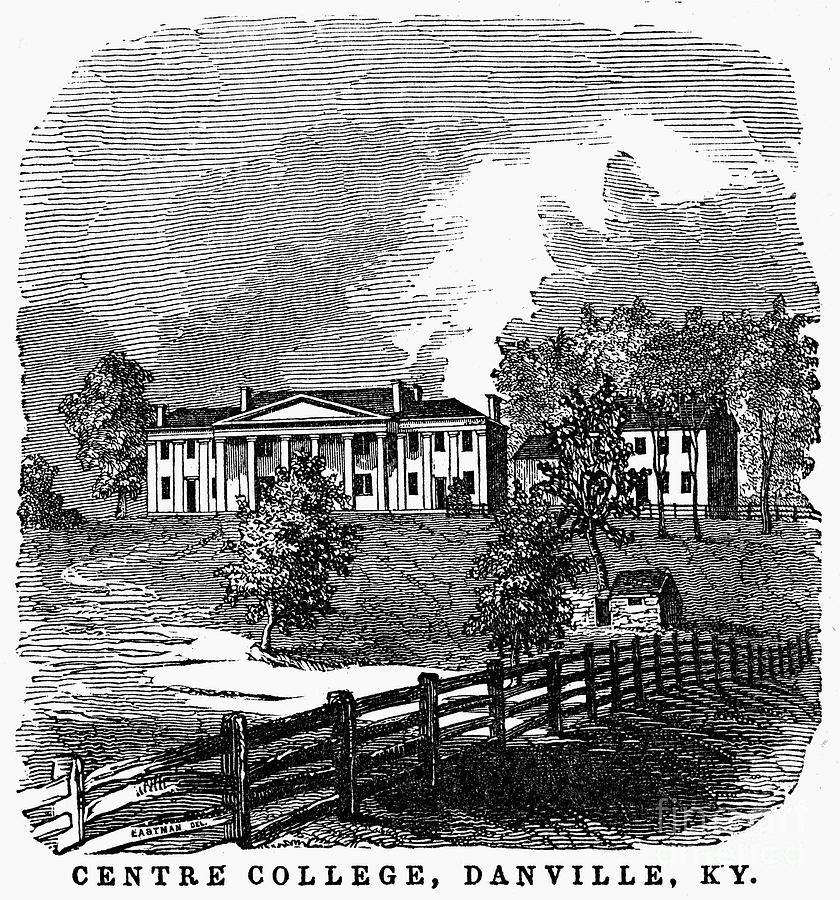 Centre College, 1819 Photograph by Granger