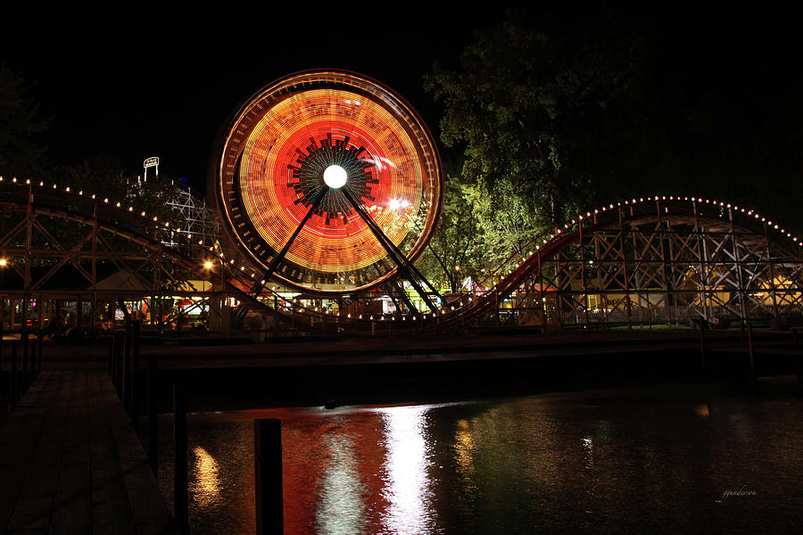 Ferris Wheel Photograph - Century Wheel by Gary Gunderson