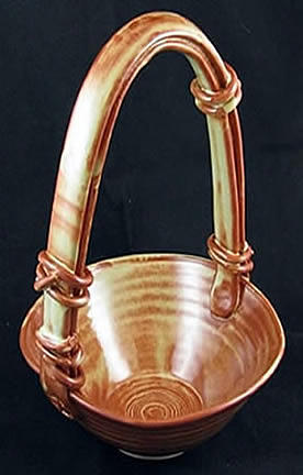 Ceramic Basket Ceramic Art by Judy  Hensley