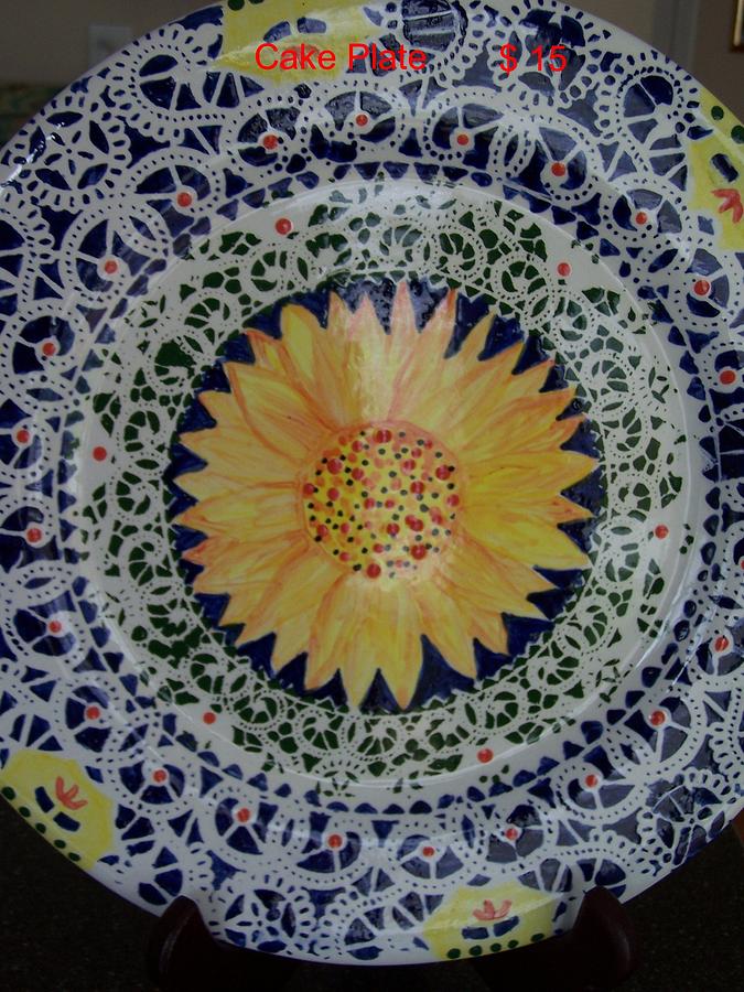 Ceramic Underglaze plate Ceramic Art by Vijay Sharon Govender