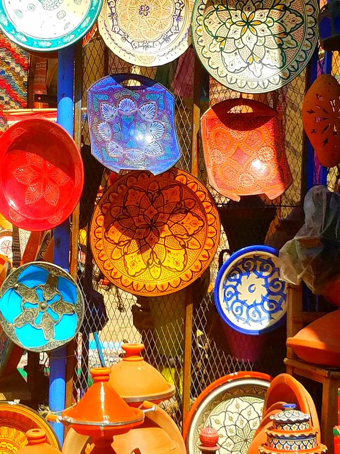 Ceramics Morocco Photograph by Vijay Sharon Govender