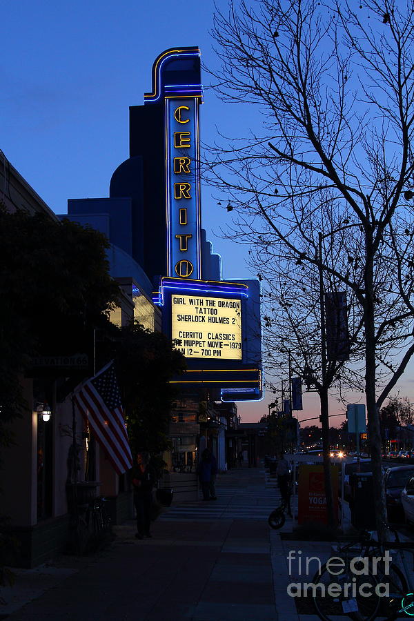 Cerrito Theater in El Cerrito California . 7D11033 Photograph by