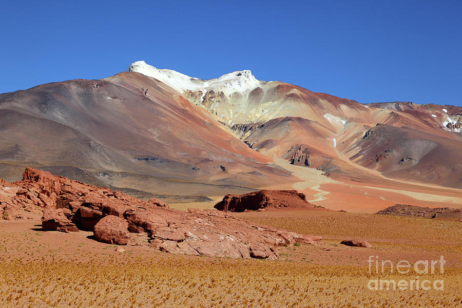 Cerro Tuyajto Volcano Chile Photograph by James Brunker