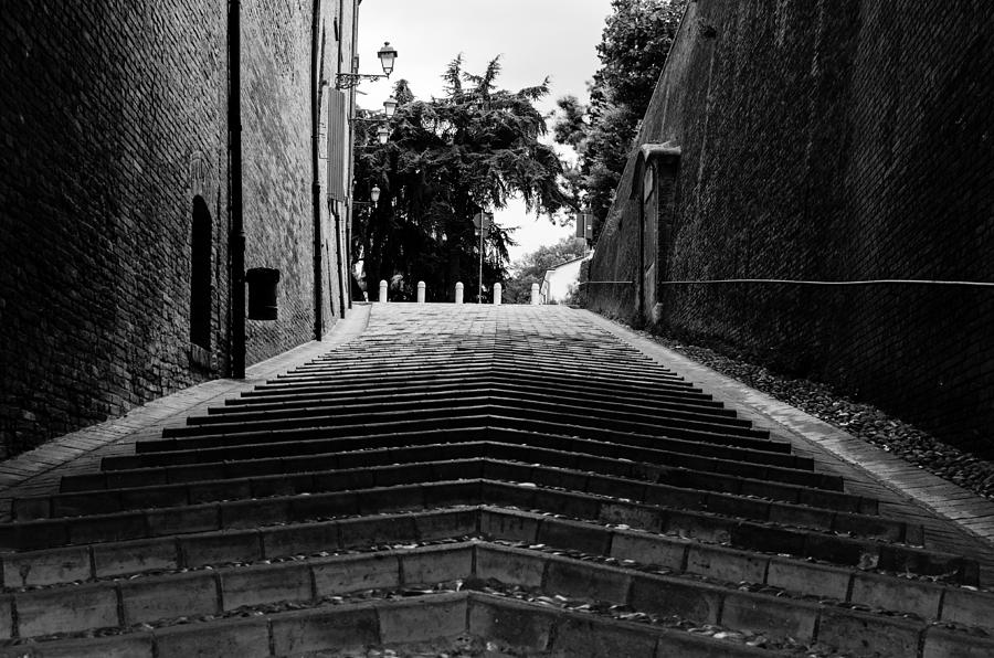 Cesena - Rocca Malatestiana - Stairs Photograph by AM FineArtPrints
