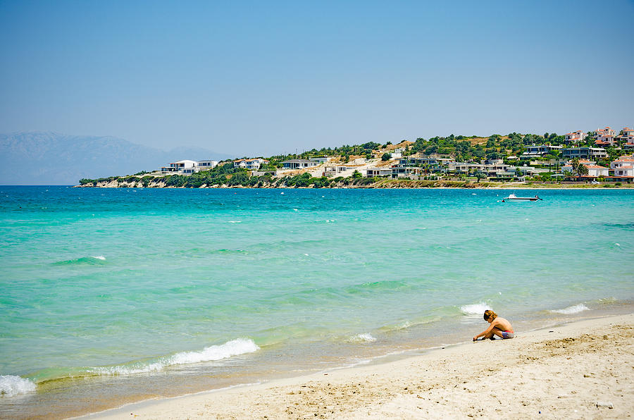 Cesme Beach on Sunny Day Photograph by Anthony Doudt