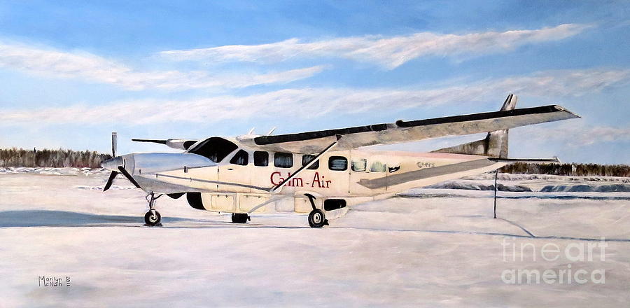 Cessna 208 Caravan Painting by Marilyn McNish