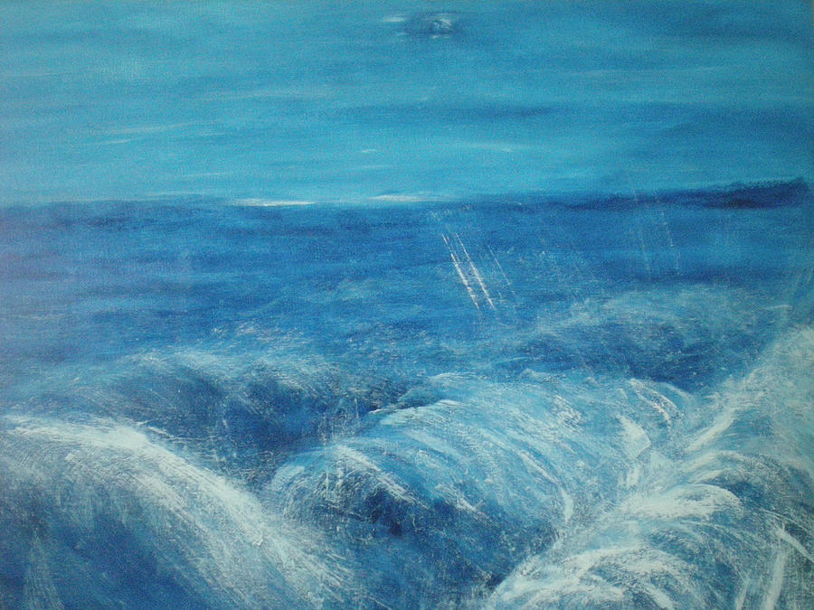 Wave Painting - Cette Vague by Margot Koefod