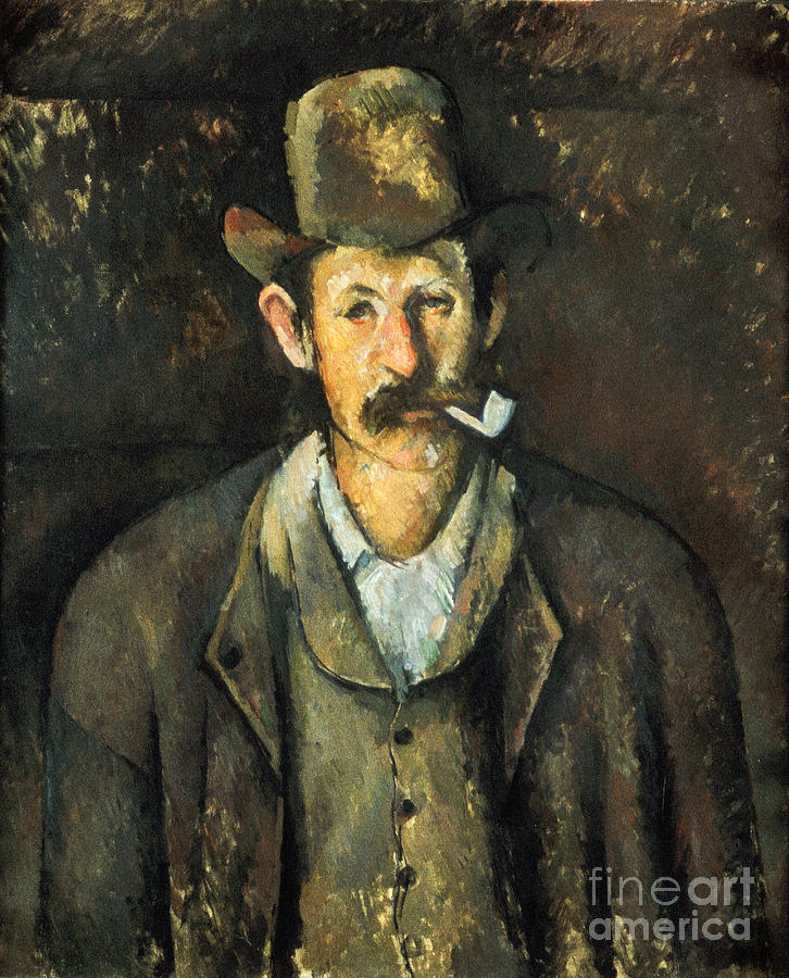 Hat Photograph - CEZANNE: PIPE SMOKER, c1892 by Granger