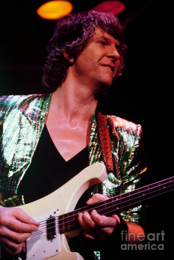 Chris Squire Photograph - Chris Squire of Yes - 1980 Drama Tour by Daniel Larsen