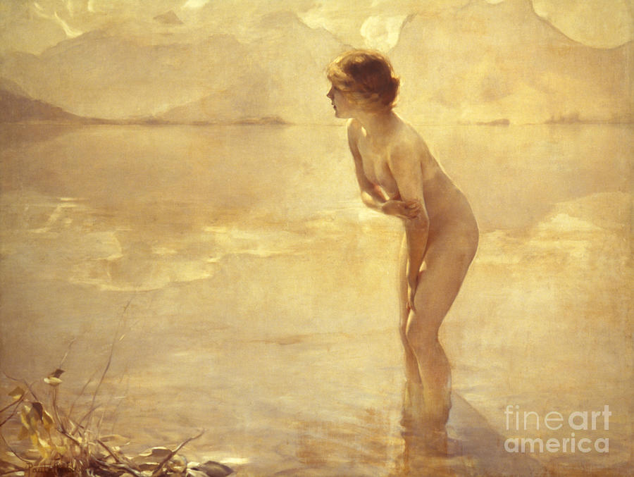 September Morn #10 Painting by Paul Chabas