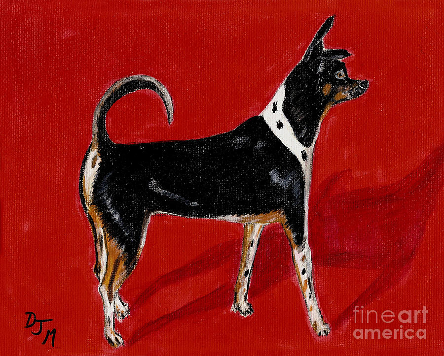 Dogs Painting - Chachi by Dalila Jasmin Dogs Painting - Chachi by Dalila Jasmin