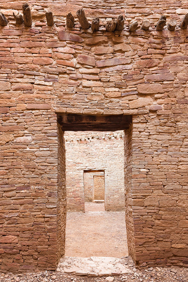 Chaco Canyon Doorways 1 Photograph by Carl Amoth