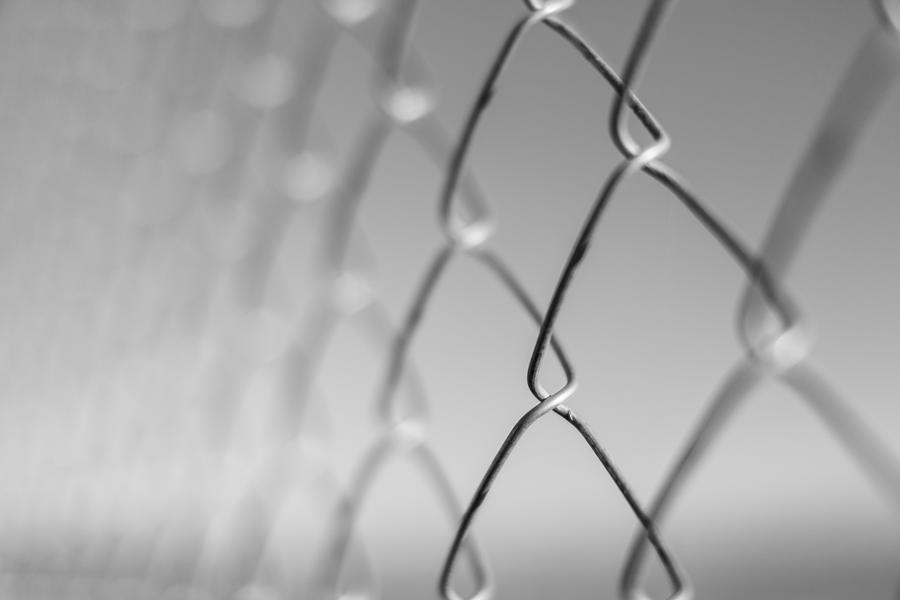 Chain Link Shallow DOF Photograph by SR Green