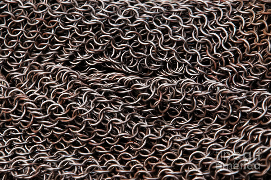 Abstract Photograph - Chain Mail by Vivian Christopher