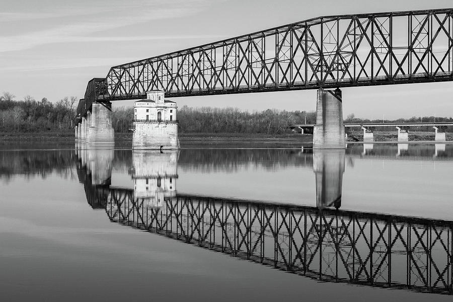 St. Louis Photograph - Chain of Rocks Bridge by Scott Rackers