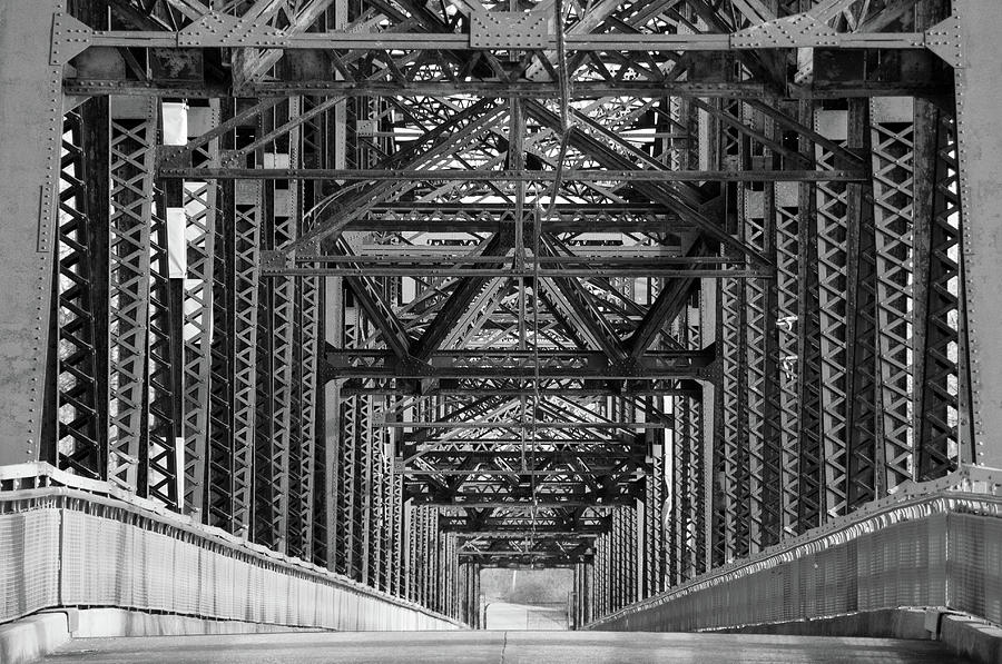 Chain of Rocks Bridge Photograph by Steve Stuller