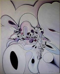 Chain Reaction Painting by Charles De SanJuan Chain Reaction Painting by Charles De SanJuan