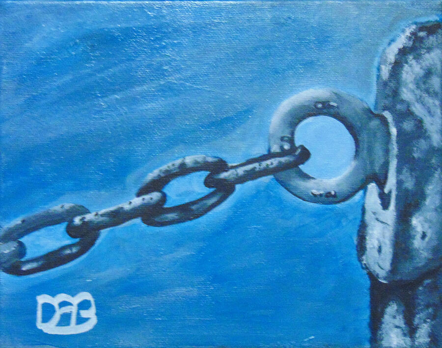 Chained Painting by David Bigelow