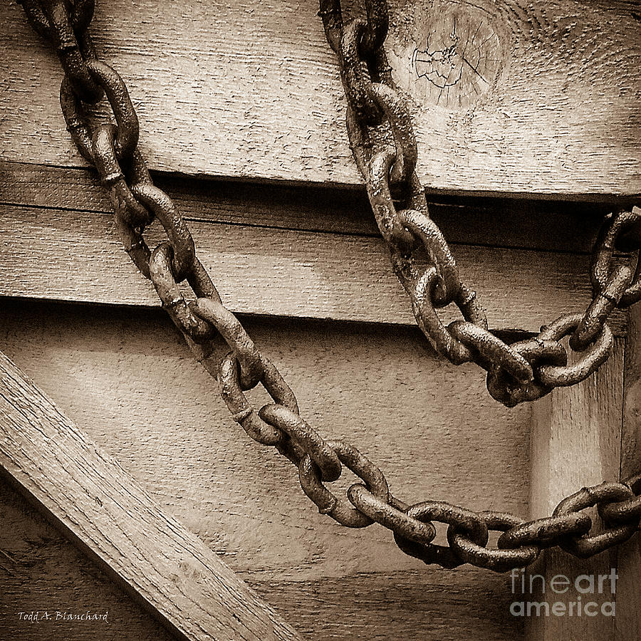 Chains Photograph by Todd Blanchard