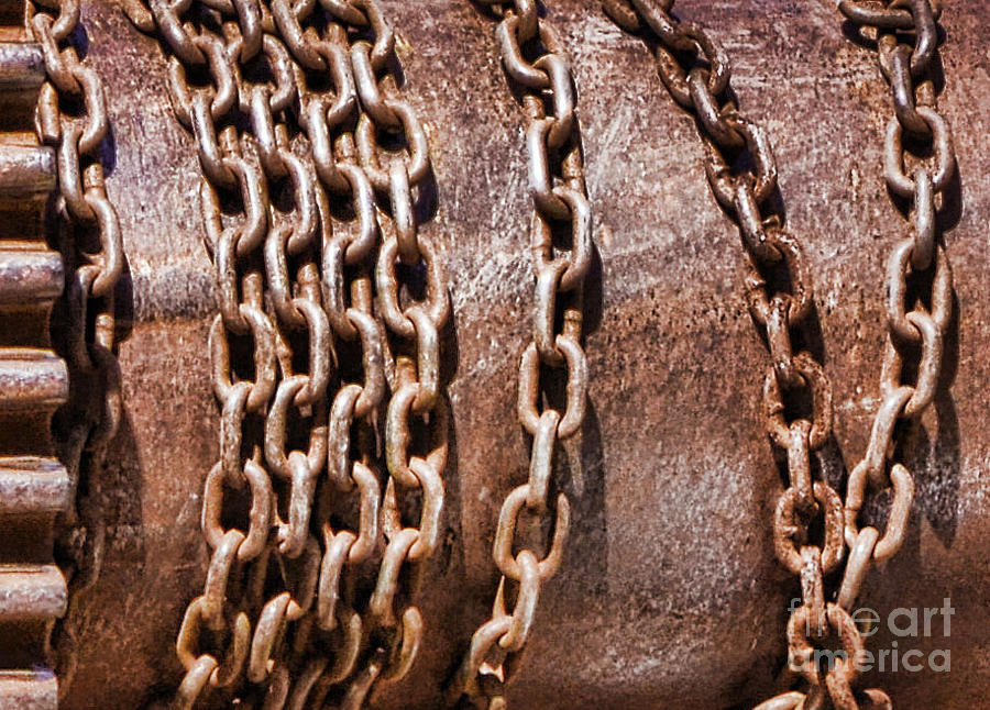 Architecture Photograph - Chains by Traci Cottingham