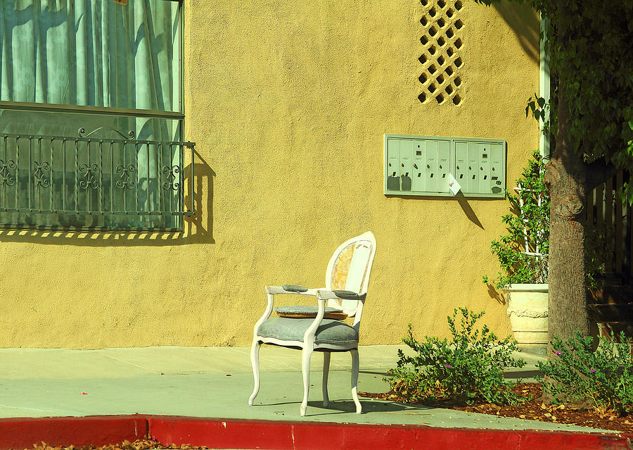 Chair On The Street Photograph by Viktor Savchenko
