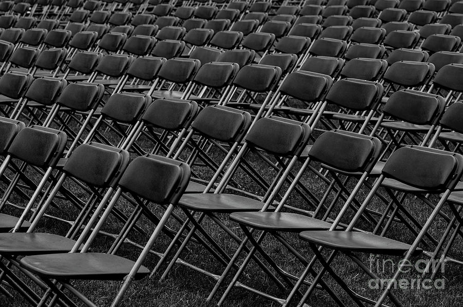 Chair Patterns Photograph by Jim Corwin