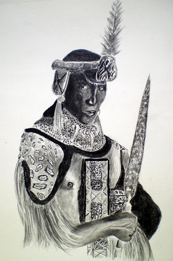 Zulu Painting - Chaka Zulu by Paul Sandilands