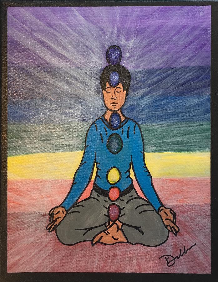 Chakras Painting by Deborah Mattas | Fine Art America